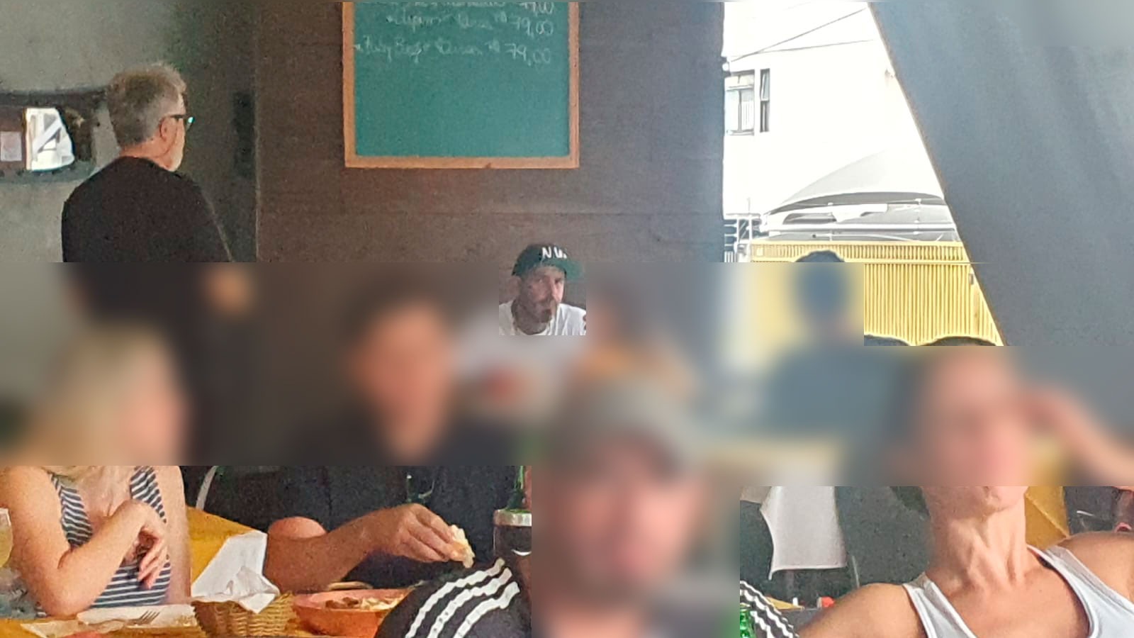 Vocalista do Detonautas, Tico Santta Cruz é flagrado almoçando em tradicional restaurante de Goiânia