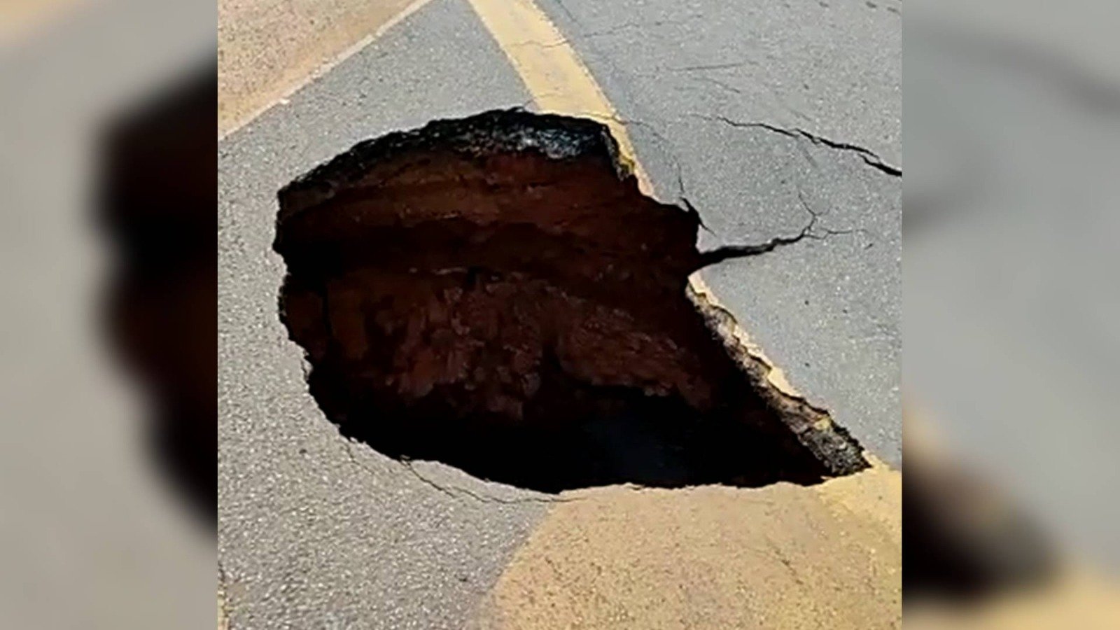 Asfalto cede e trecho da Avenida Goiás é interditado pela CMTT