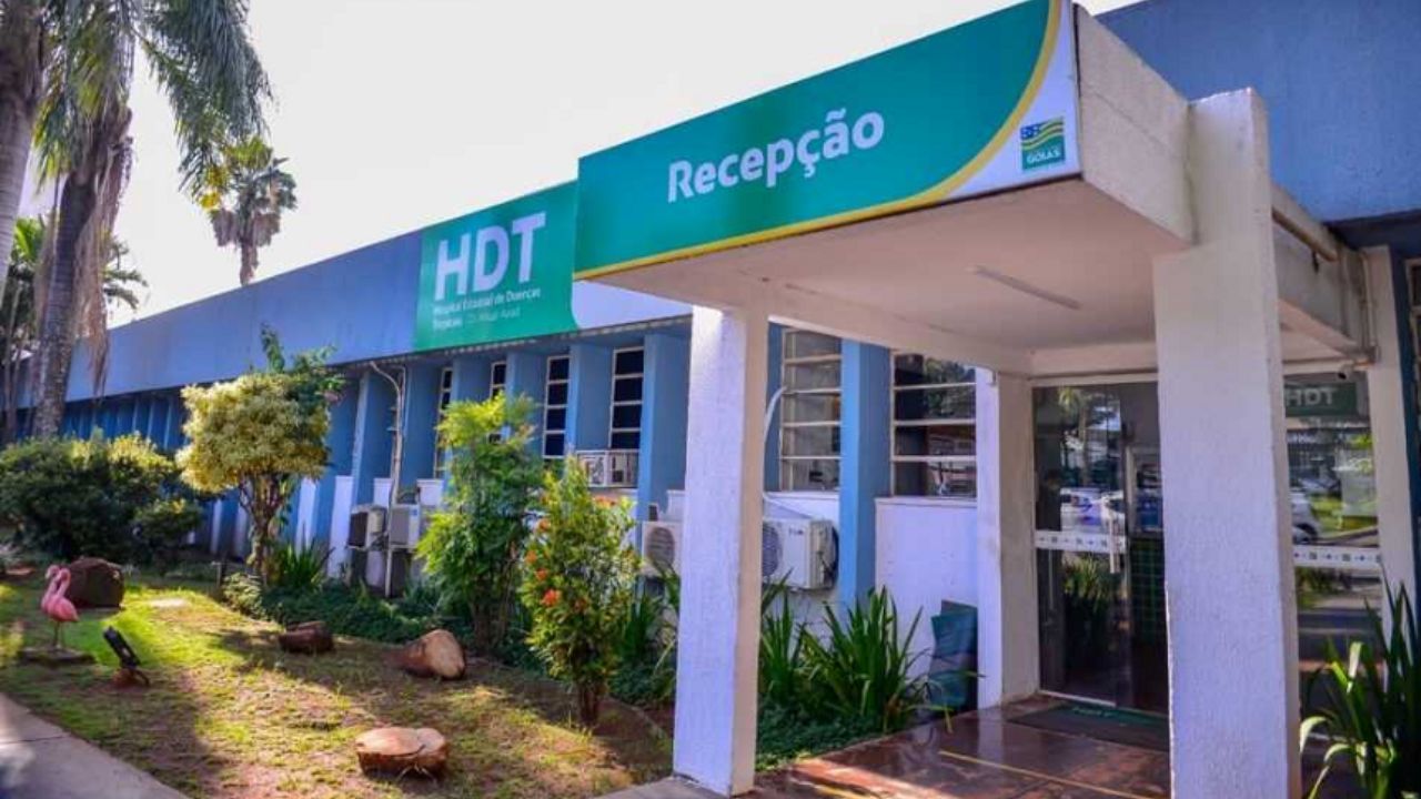 Hospital de Doenças Tropicais (HDT), em Goiânia.