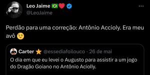Léo Jaime no Twitter