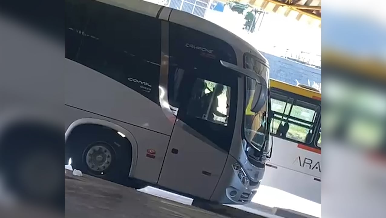 Jovem tenta furtar ônibus no Terminal Rodoviário de Anápolis e surpreende ao revelar o motivo