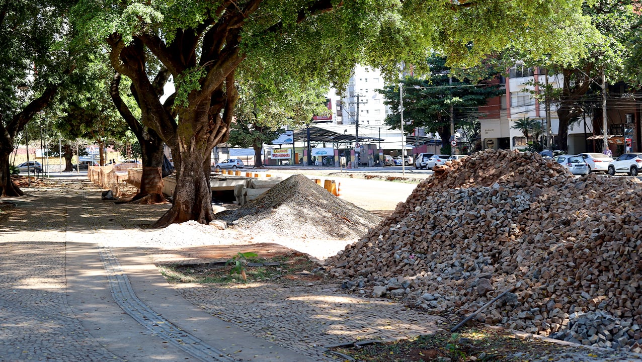 Confira as previsões de entrega de cada etapa da restruturação da Praça Cívica