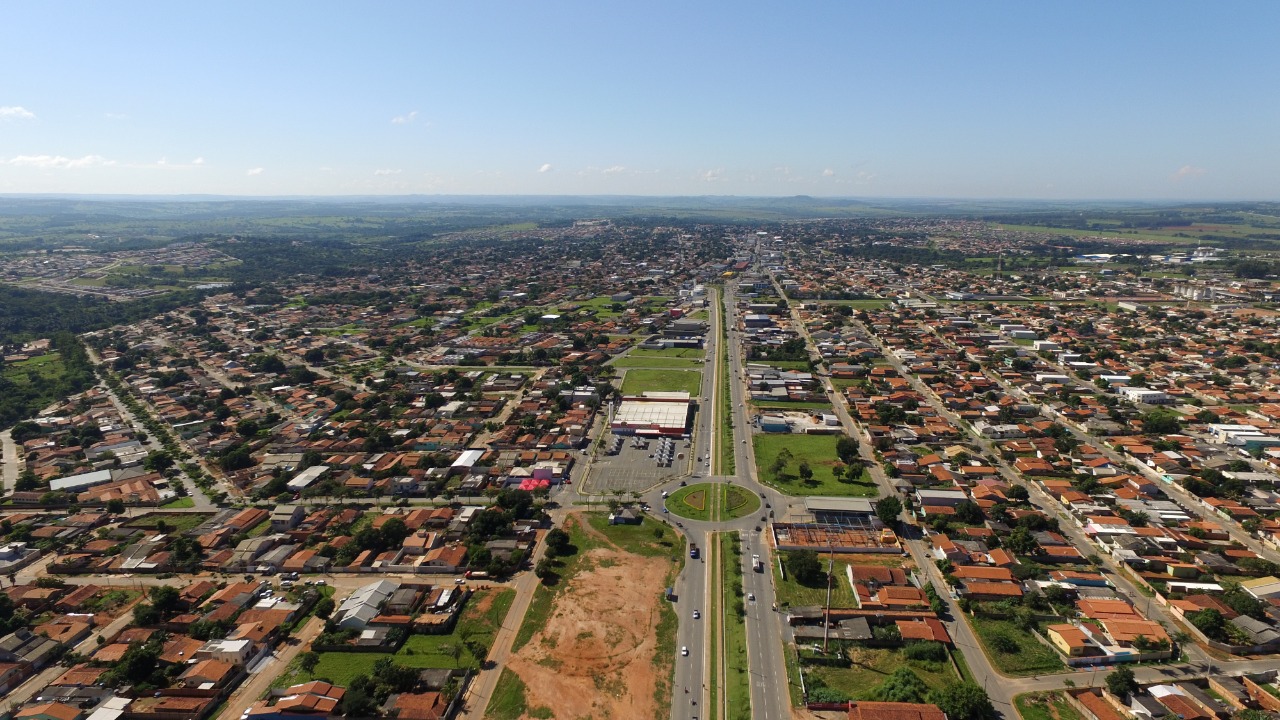 Vista aérea de Senador Canedo.