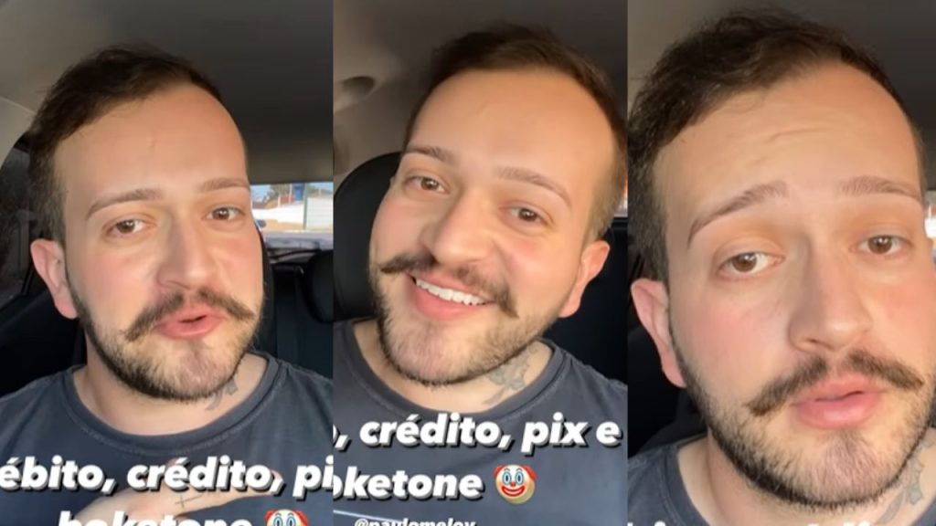 Motorista de aplicativo, Paulo Melo.