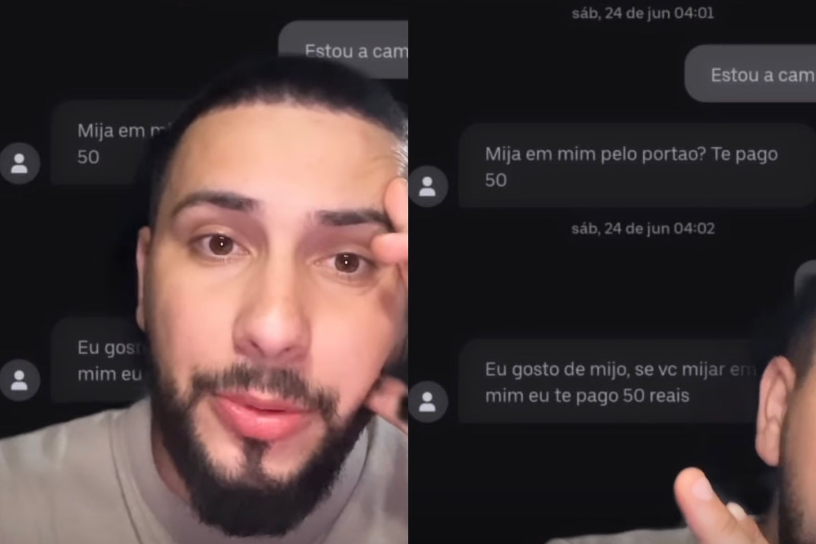 Influencer mostra diálogo entre motorista e passageiro que gerou banimento do aplicativo