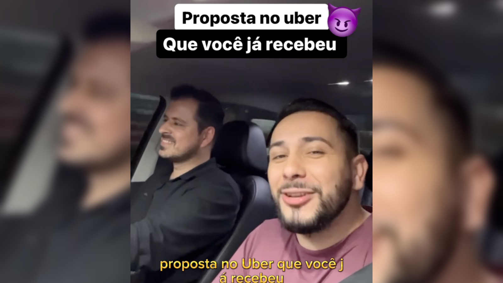 Motorista de aplicativo fica sem acreditar na proposta que recebeu de passageiro casado