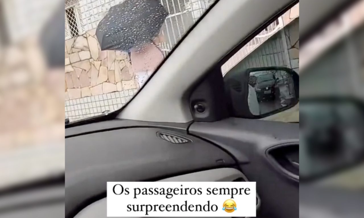 Motorista de aplicativo recebe promessa inédita de passageiro e decide não pagar para ver