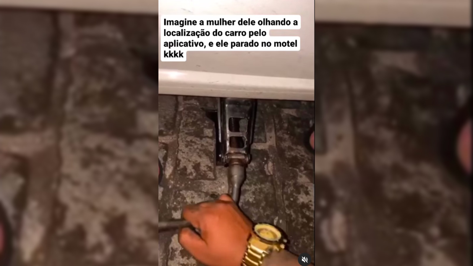 Vídeo viralizou nas redes sociais.(Imagem: Ilustração/Instagram)