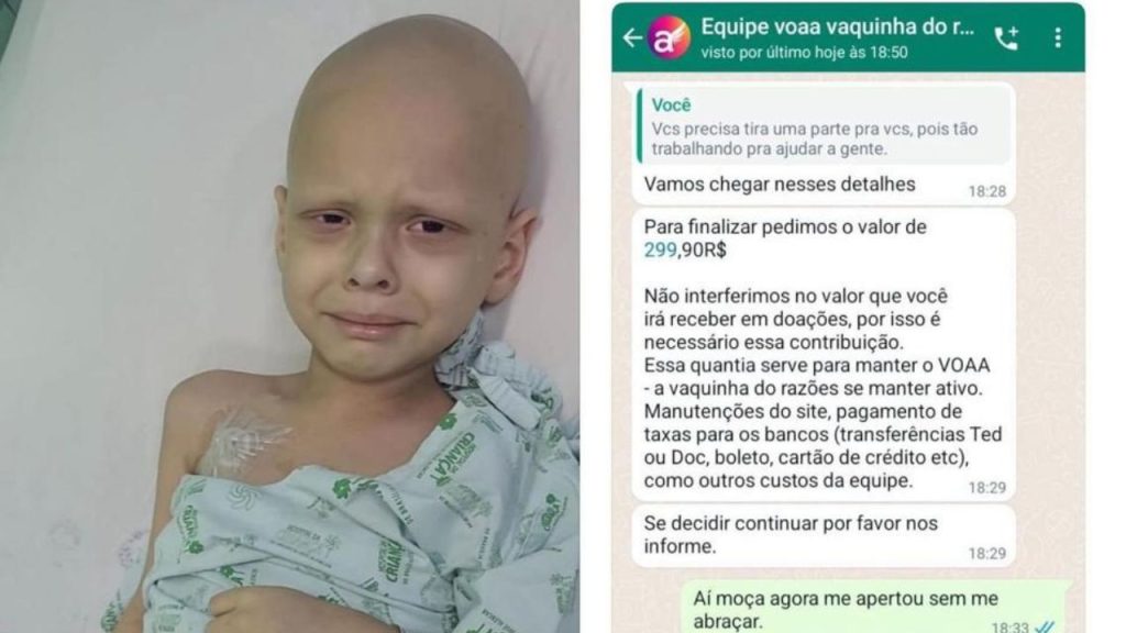 Família de criança com leucemia é alvo de golpe ao tentar abrir vaquinha: “meu chão caiu”