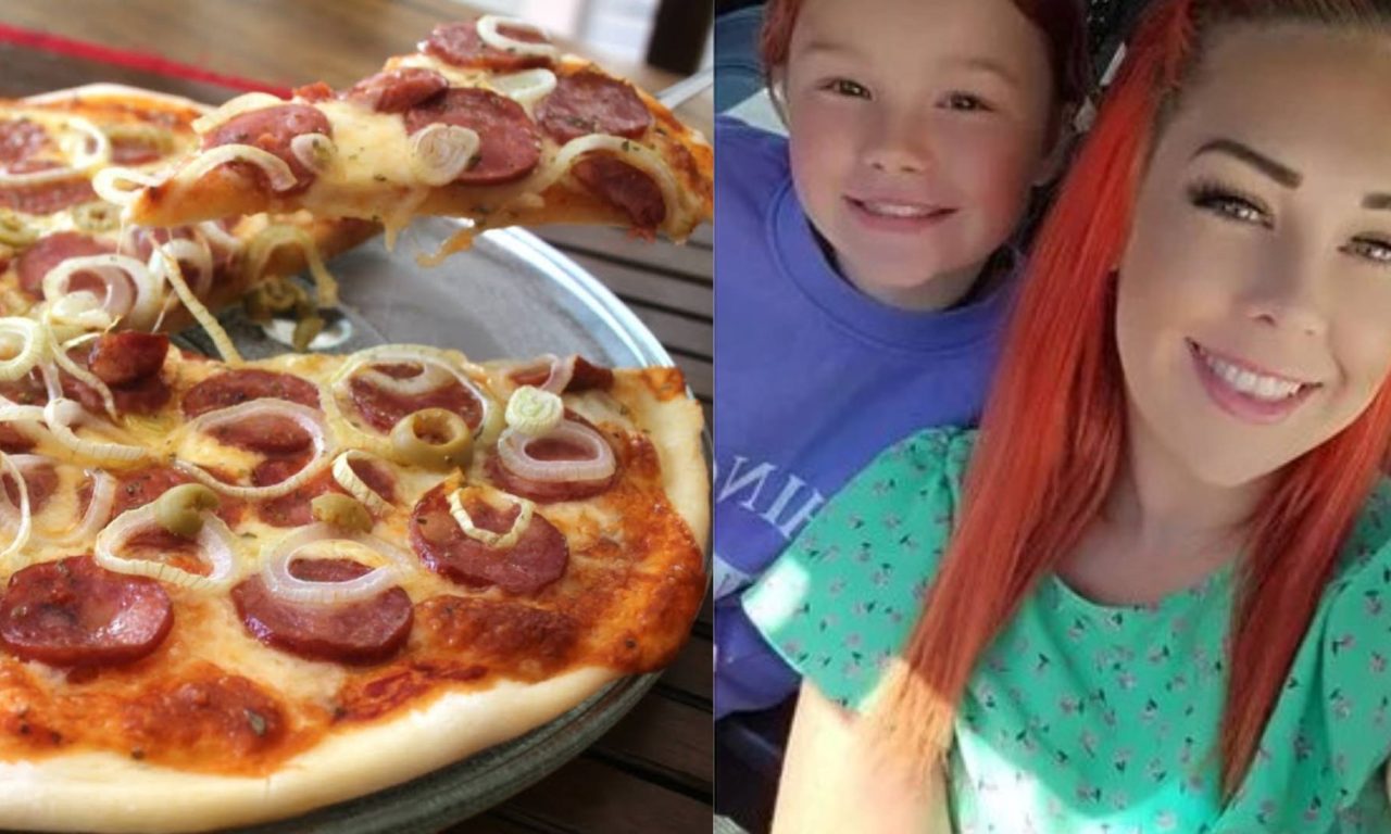 Criança pede pizza sem contar para mãe e gesto do entregador deixa elas sem palavras