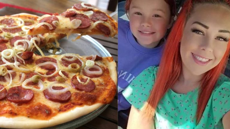 Criança pede pizza sem contar para mãe e gesto do entregador deixa elas sem palavras