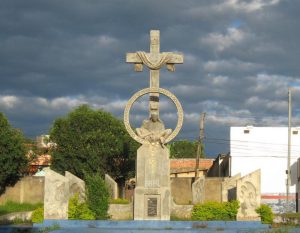 Praça dos Romeiros, tombada como patrimônio histórico de Anápolis.
