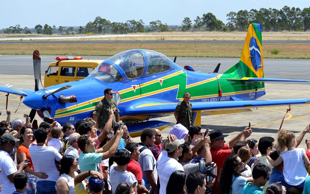 Portões Abertos da Base Aérea de Anápolis. (Foto: Wanderson Pires)