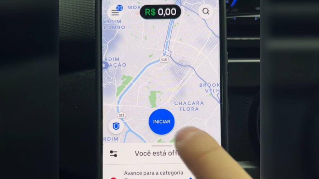 Motorista de aplicativo mostra quanto ganhou rodando 10h: “único que fala a verdade”