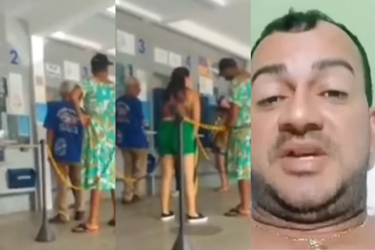 Homem aparece de vestido em loteria de Anápolis.