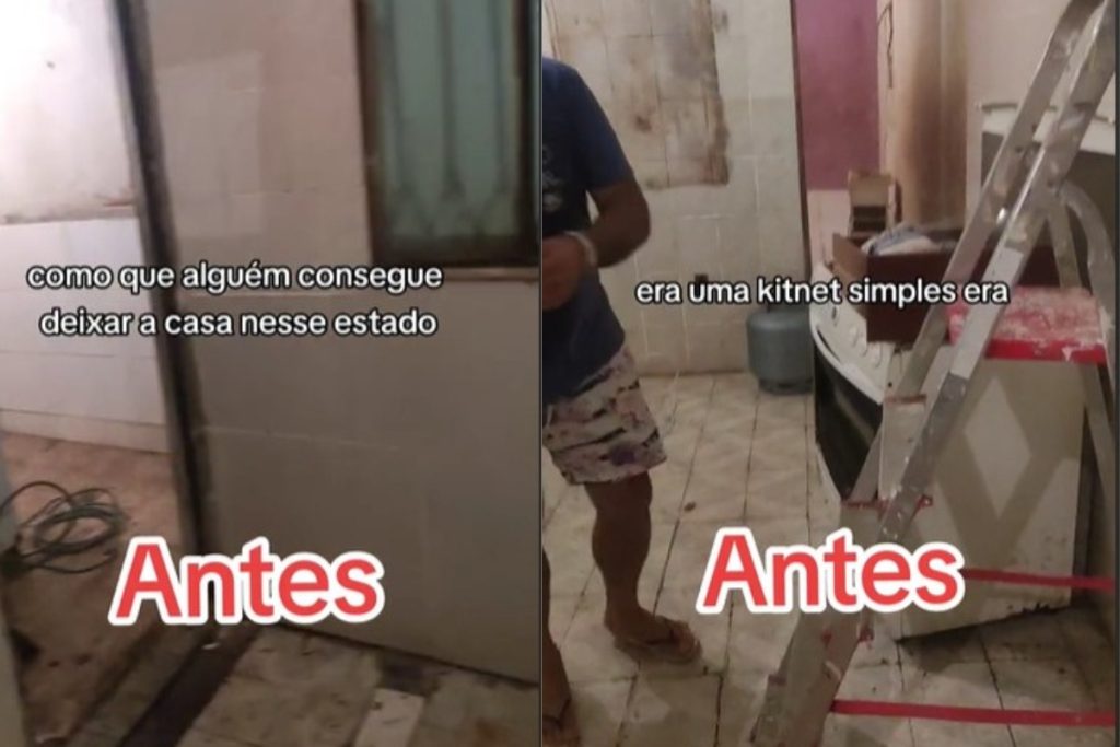 Mulher que aluga casas fica indignada em como imóvel foi entregue; veja as imagens