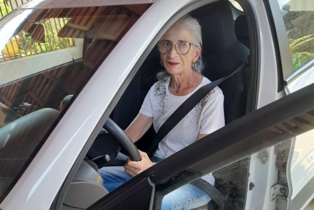Motorista de aplicativo Conceição de Maria Barros de Castro.
