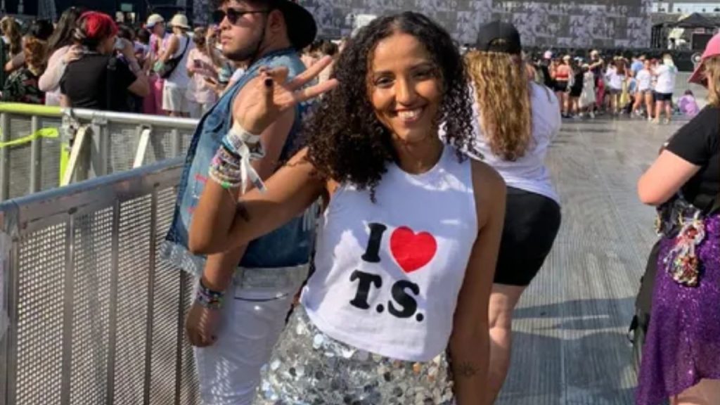 Universitária Ana Clara Benevides Machado, que morreu durante um show da cantora Taylor Swift, no Rio de Janeiro.