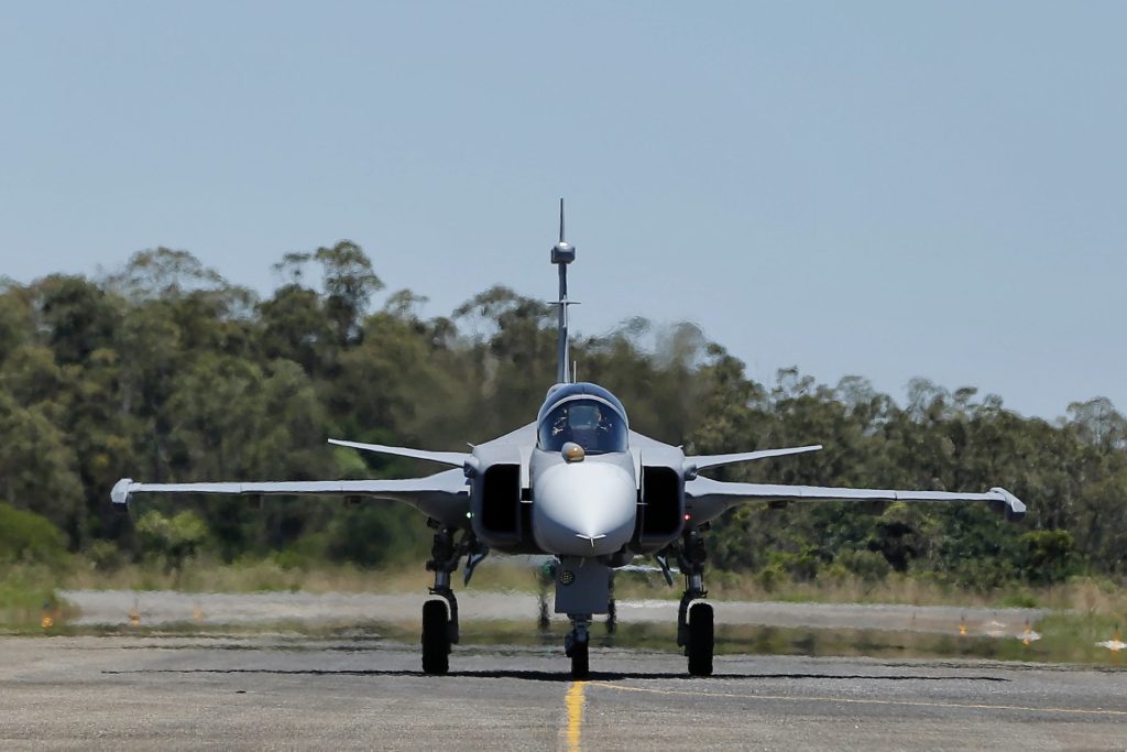 Caças Gripen da Base Aérea de Anápolis têm data para receber mísseis