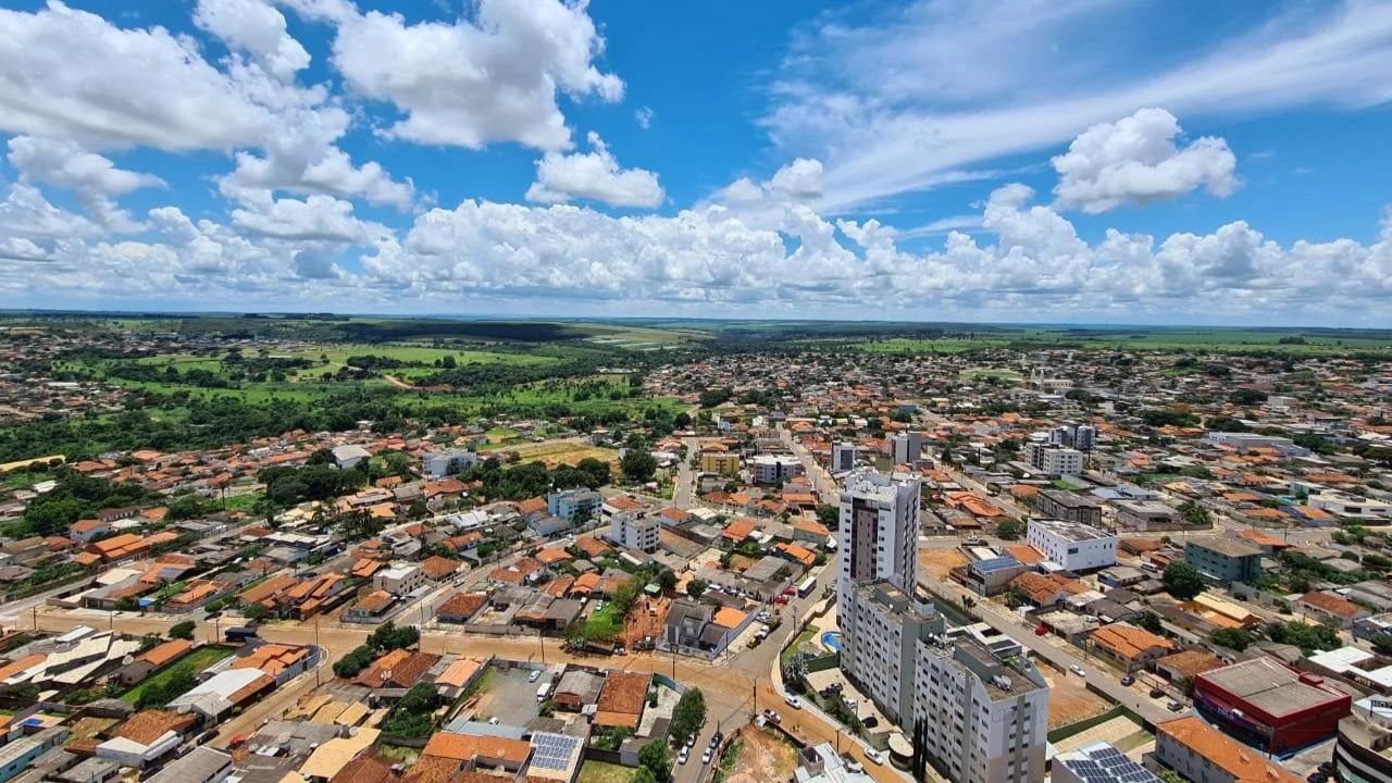 Vista aérea de Luziânia. (Foto: Divulgação)
