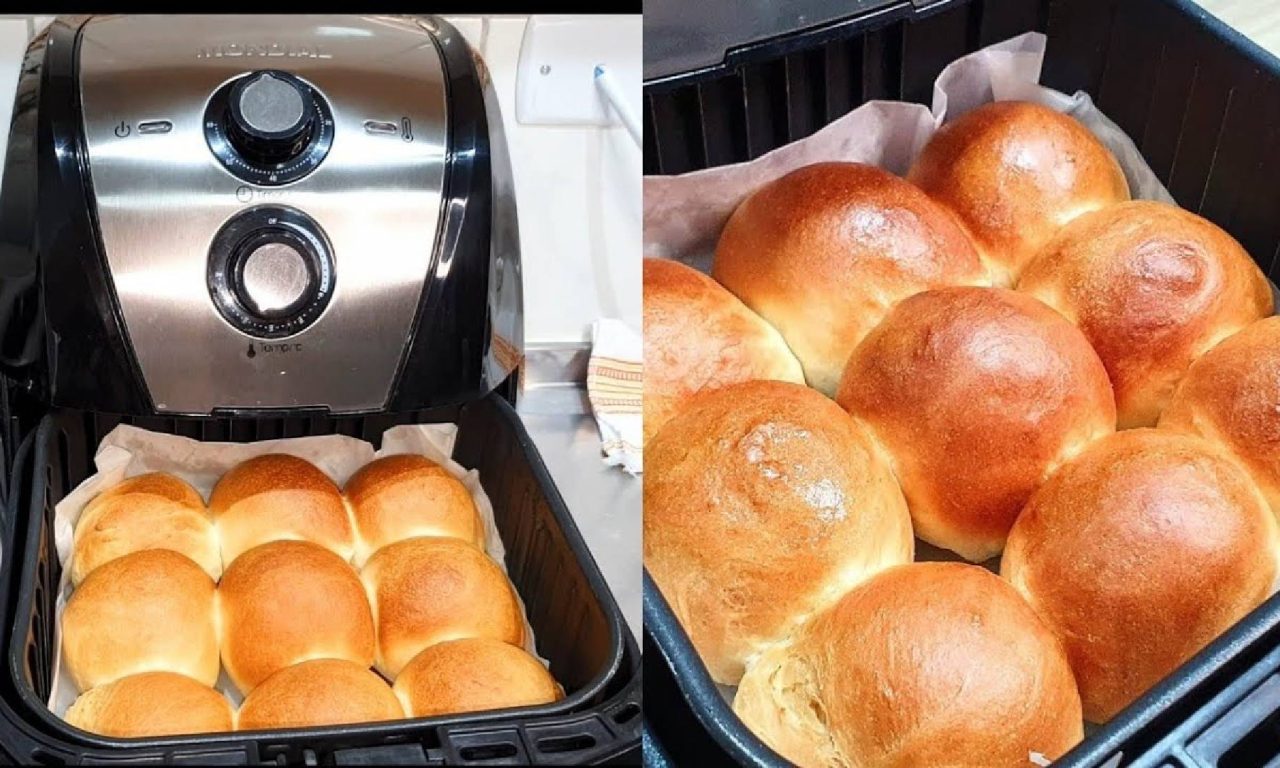 Pão na assadeira a ar é uma das utilidades da Air Fryer que poucos conhecem