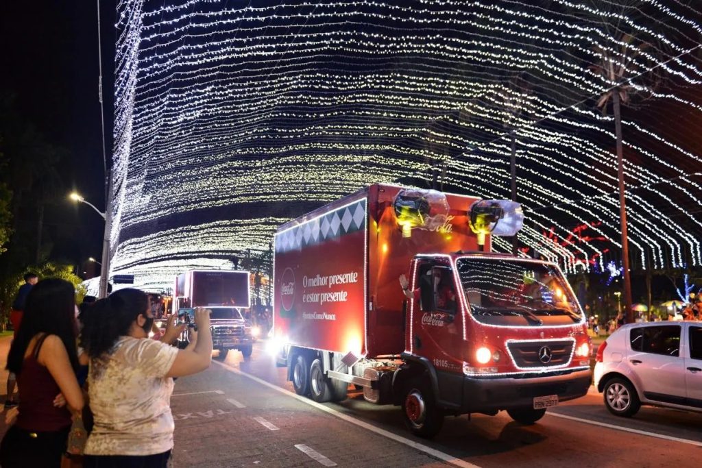 Confira as rotas da Caravana de Natal da Coca-Cola em cidades de Goiás