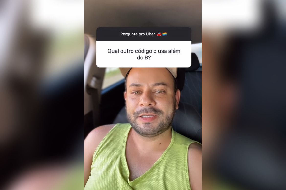 Danilo Lopes é motorista de aplicativo. (Foto: Reprodução/Captura via Instagram)