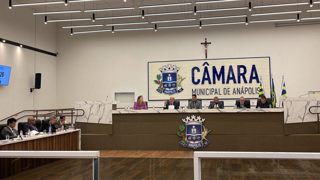 Plenário da Câmara de Anápolis