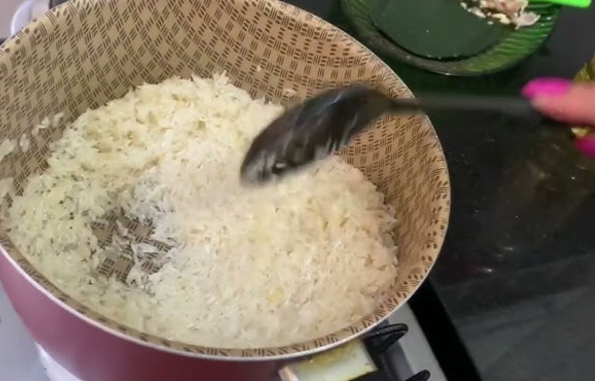 O truque para não errar e deixar o arroz sempre soltinho e macio