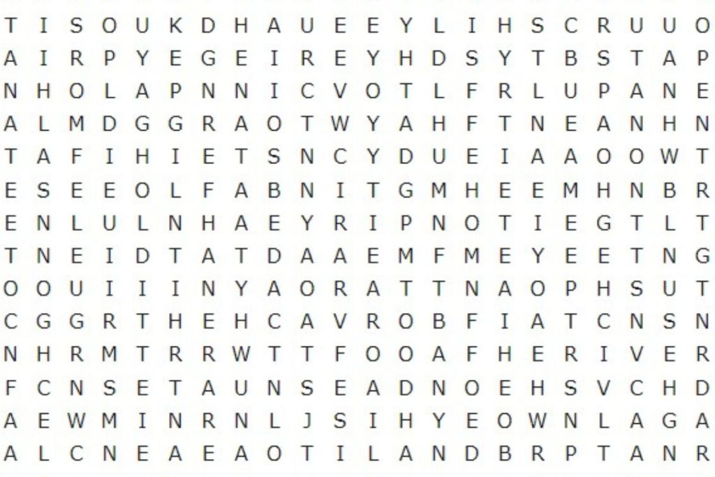 Somente para feras: encontre “TEMPERATURA” neste caça-palavras em apenas 9 segundos