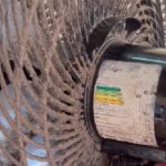 Diarista ensina como limpar o ventilador sem precisar desmontar (fica como novo quando termina)