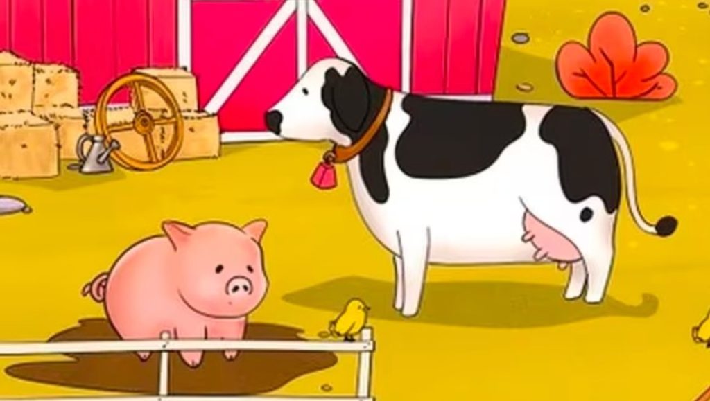 Onde está a galinha? Você tem 8 segundos para colocá-la na faixa