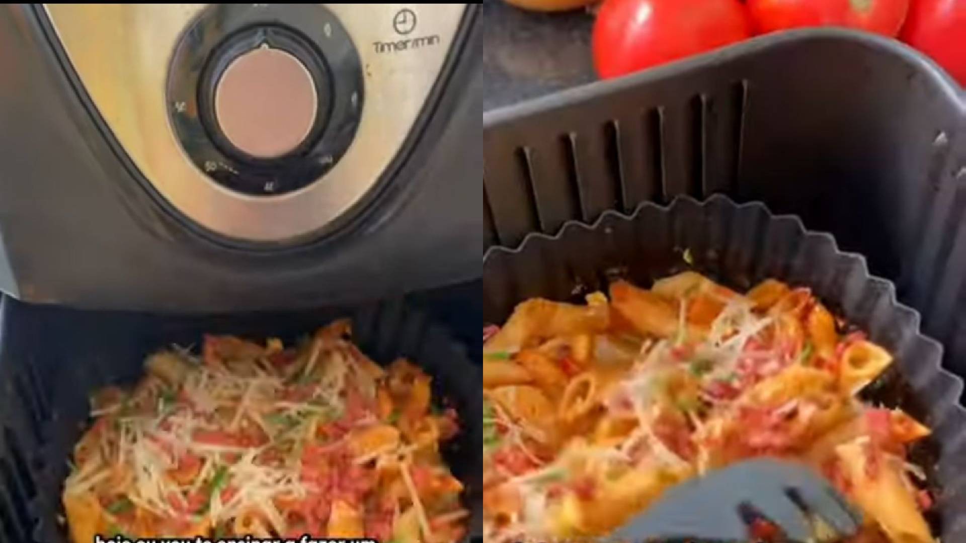 Macarrão é um alimento que não devemos fazer na Air Fryer