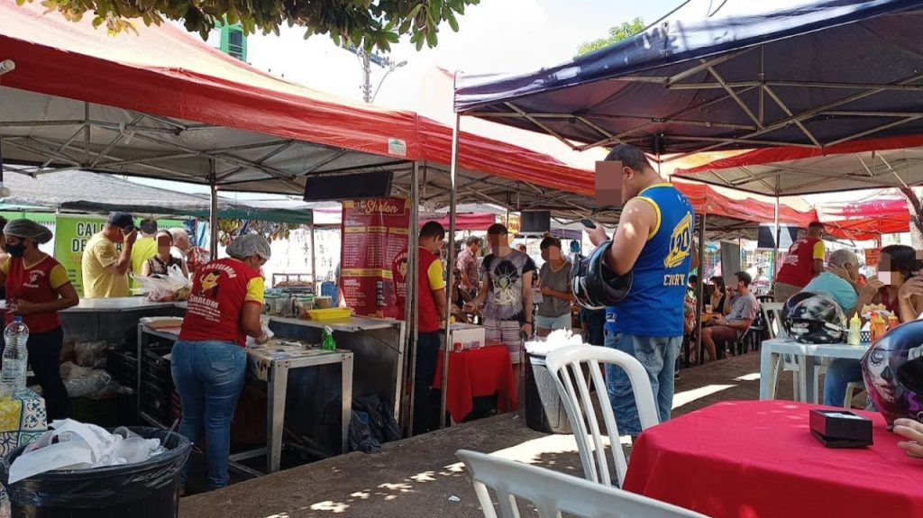 Jovem protagoniza perseguição em feira após se recusar a desmontar barraquinha irregular