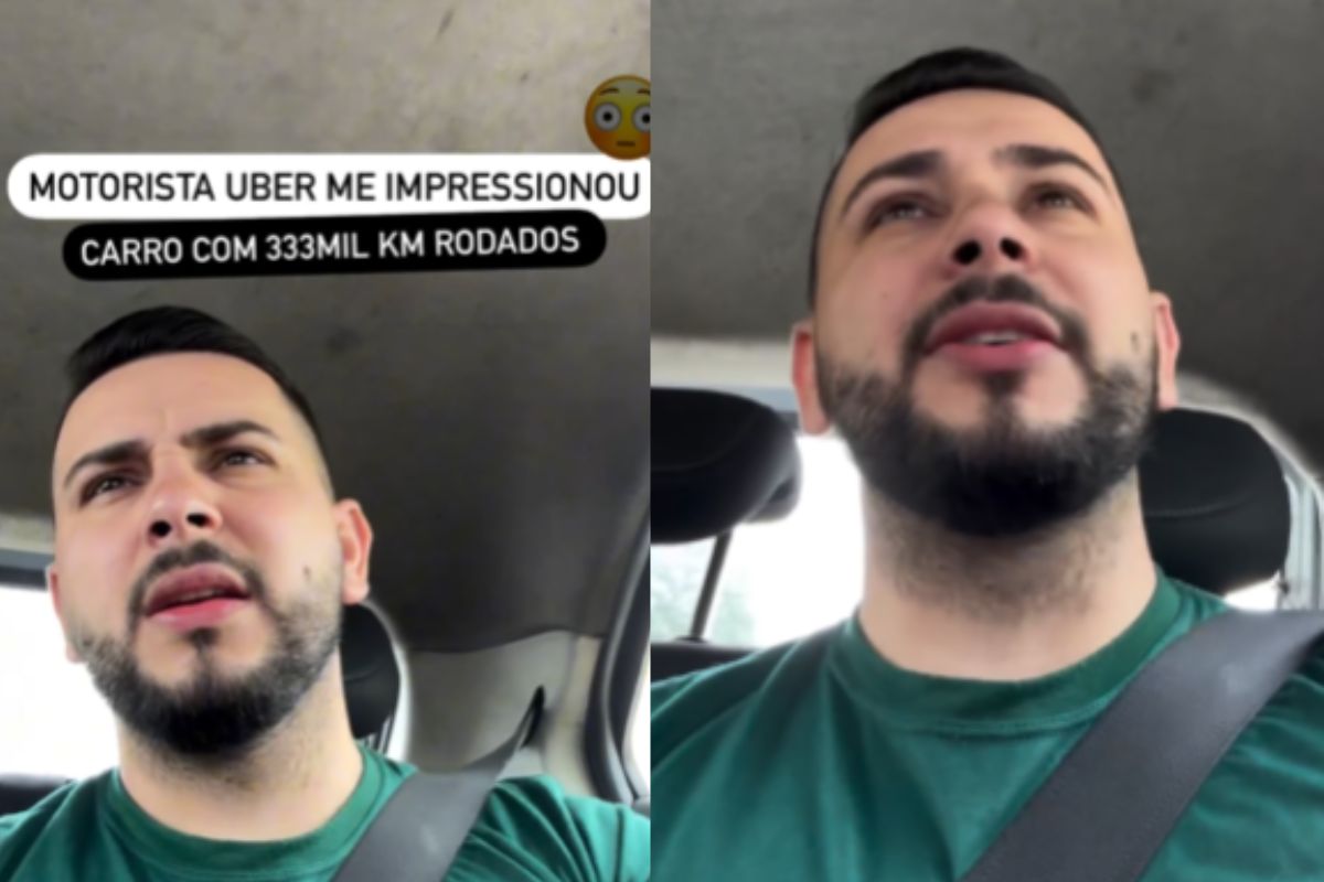 Motorista de app impressiona ao revelar quantos km percorre em um dia: “caiu na rede é peixe”