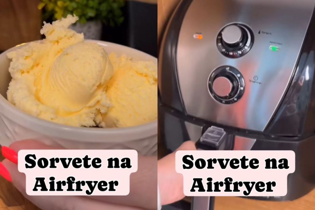 Sorvete na Air Fryer: aprenda o passo a passo de como fazer essa maravilha