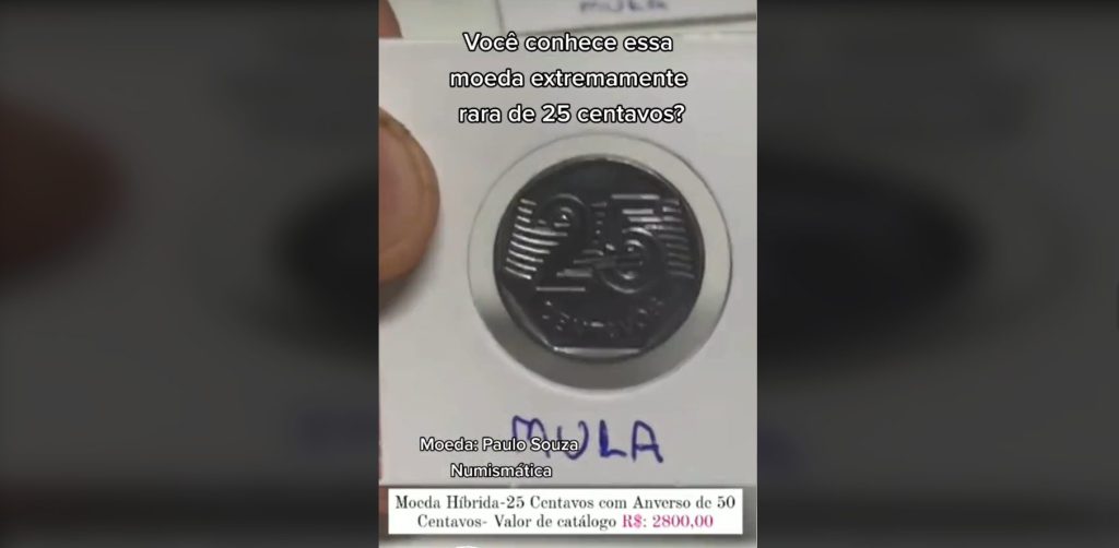 A moeda de 25 centavos que vale R$ 2.800 e você pode ter no bolso