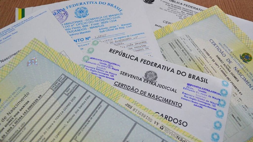 apelidos Certidão de nascimento com nomes de mulheres que eram comuns nos anos 90