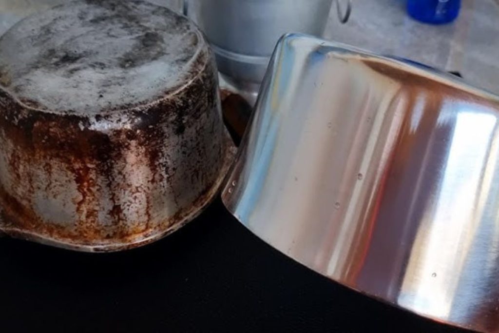 O segredo para deixar a panela de alumínio brilhosa sem muito esforço depois do almoço