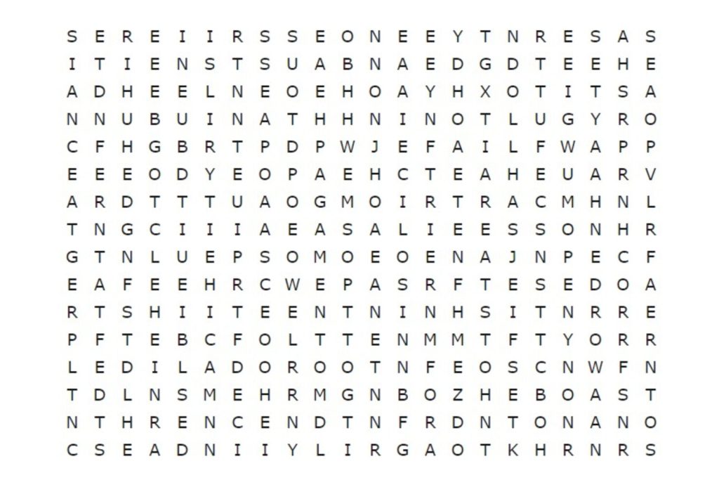 Somente os espertos podem encontrar “PAGAMENTO” no caça-palavras em apenas 10 segundos