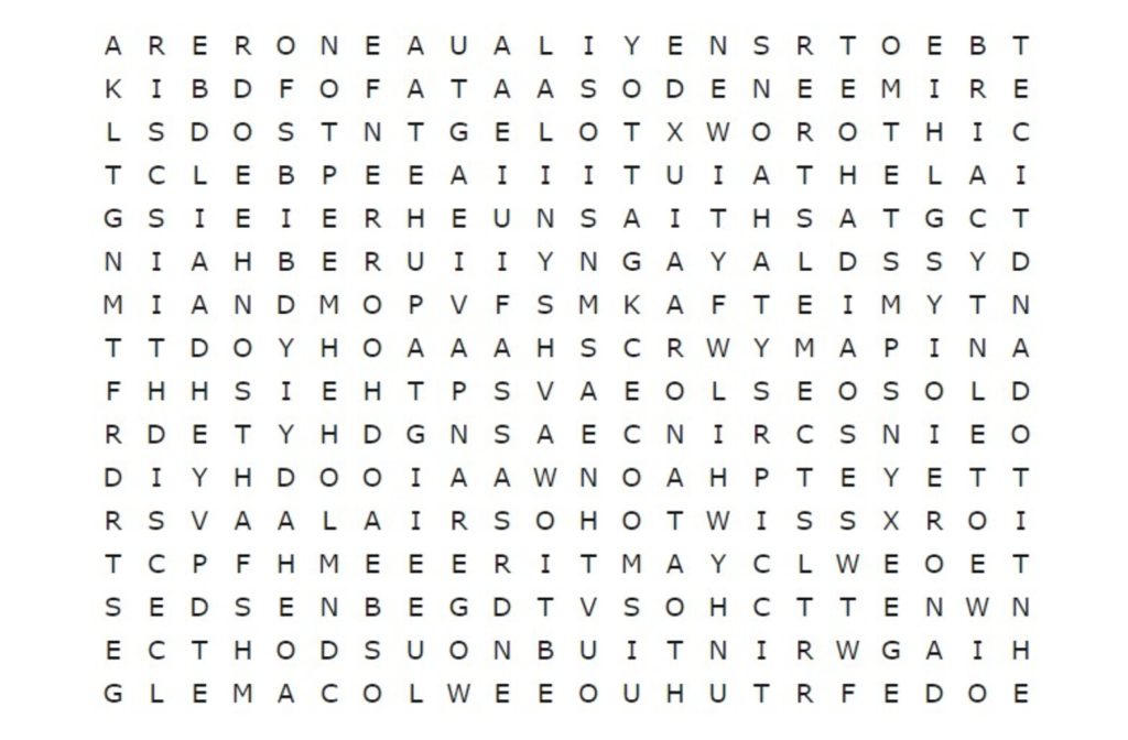 Encontre “SOL” em menos de 15 segundos e mostre que sua mente é poderosa