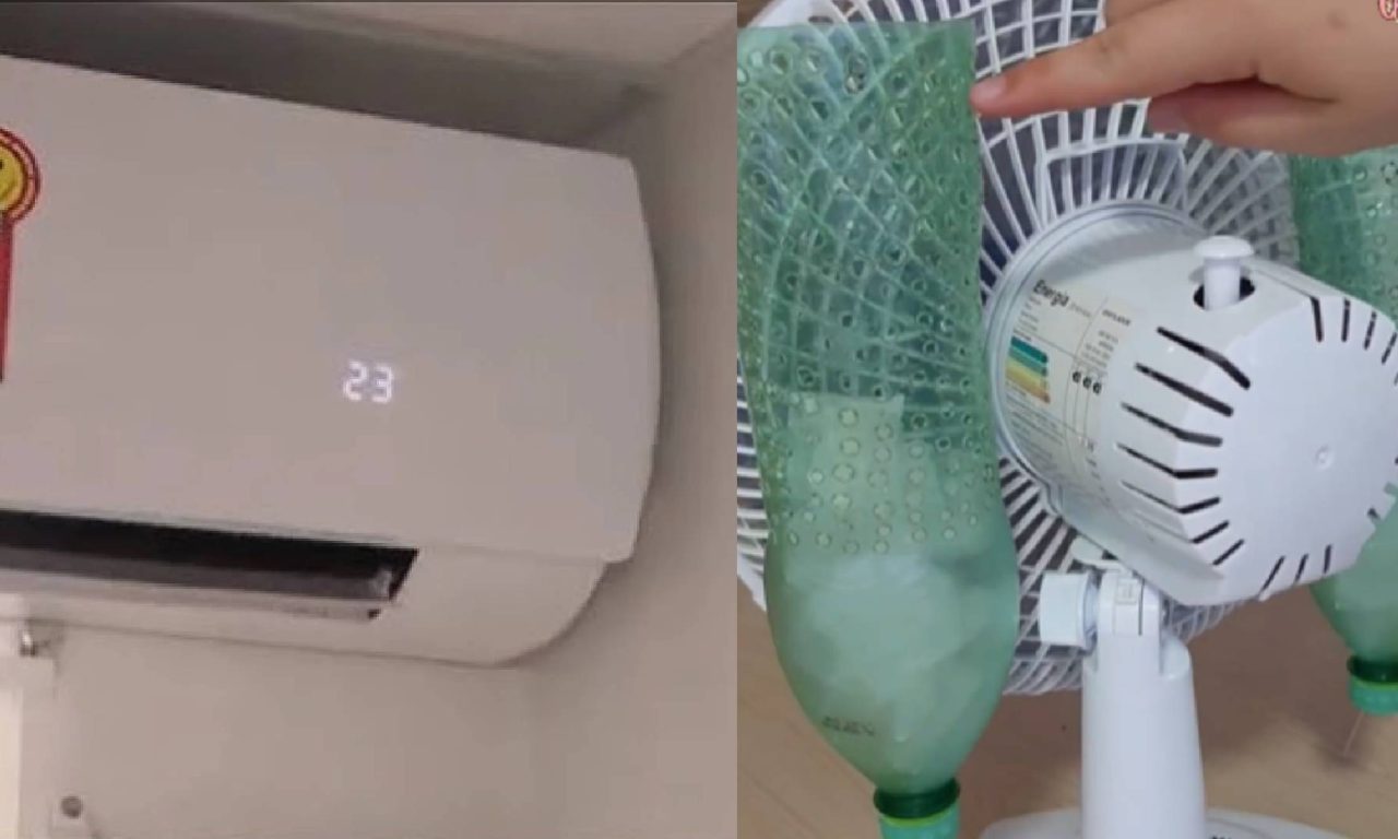 transforme o ventilador em ar-condicionado