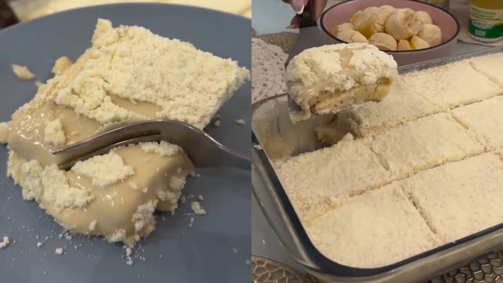 Receita de bolo gelado de leite ninho