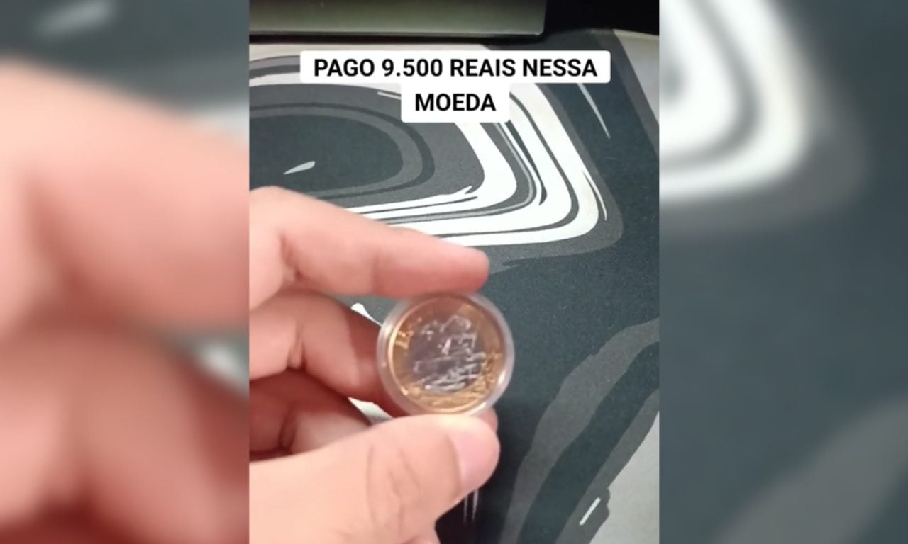 Conheça a moeda de R$ 1 que pode dar direito a até R$ 9.500