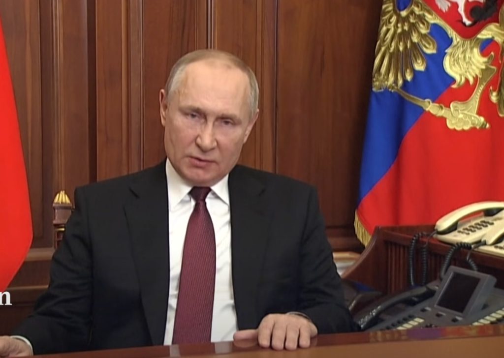 Presidente da Rússia, Vladmir Putin. (Foto: Captura/ Youtube)