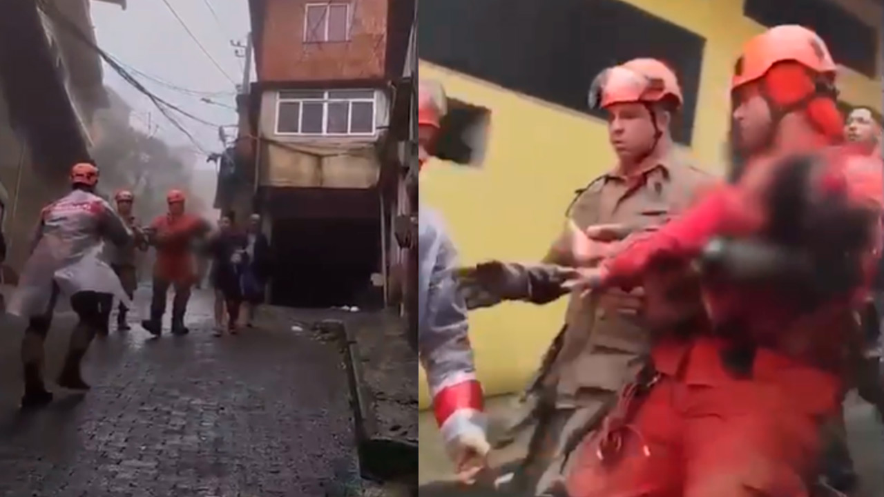 Criança de 4 anos é retirada viva de escombros em Petrópolis (RJ); veja vídeo