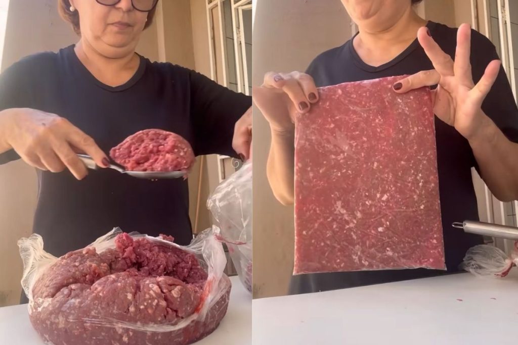 Essa é a melhor maneira de congelar carne moída (fácil e muito prática)
