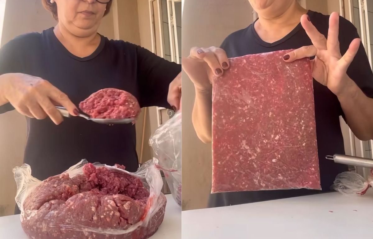 Essa é a melhor maneira de congelar carne moída (fácil e muito prática)