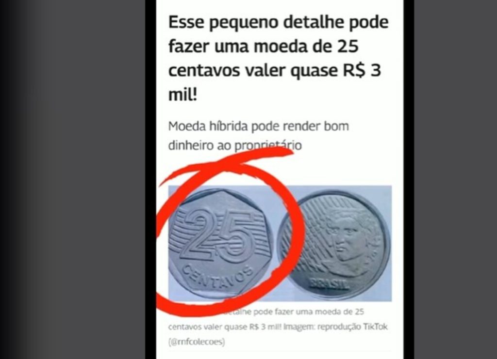 Quem tem alguma moeda de 25 centavos como essas pode ter direito a uma boa grana