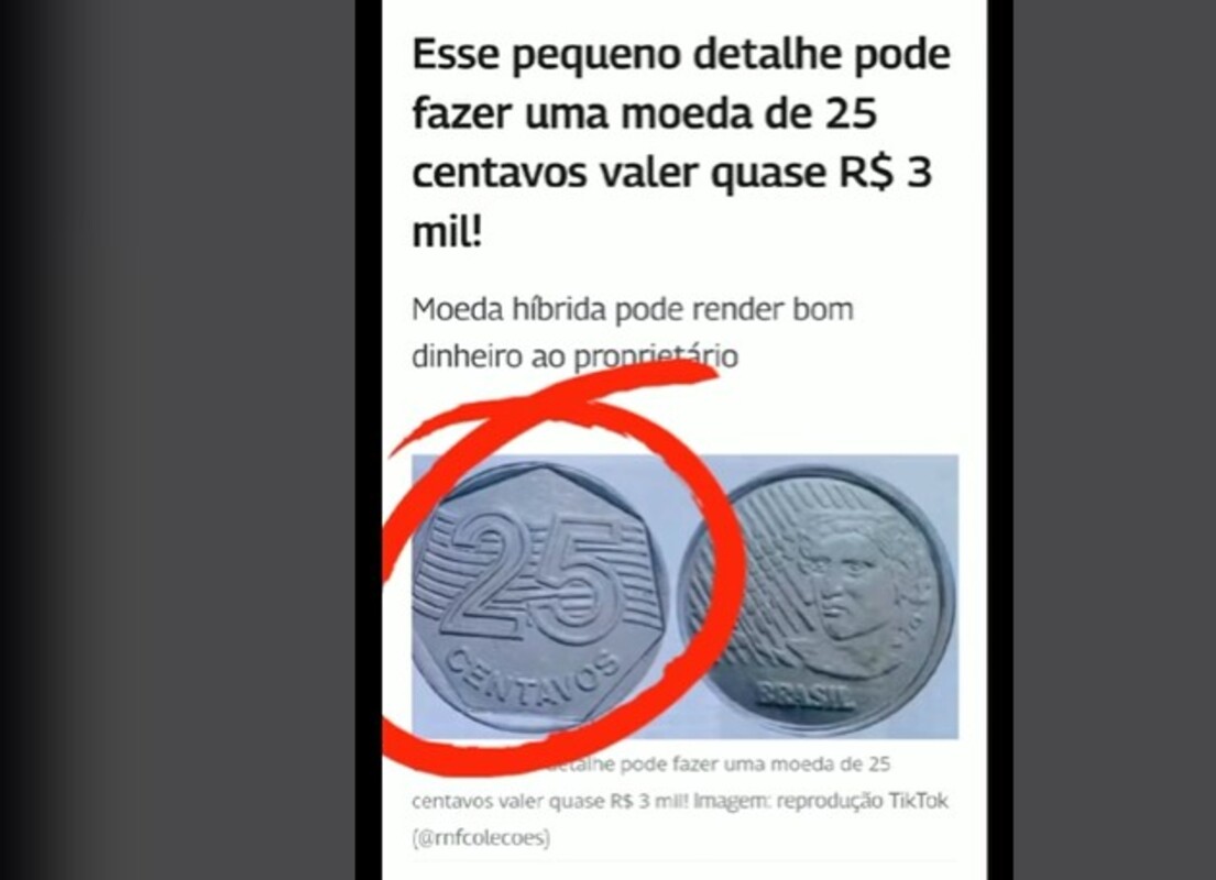 Quem tem alguma moeda de 25 centavos como essas pode ter direito a uma boa grana